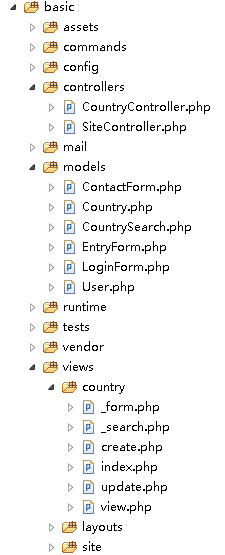  Yii2 使用Gii生成代码 