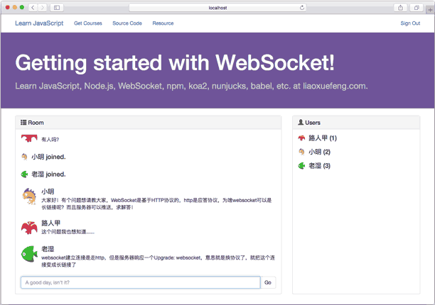 websocket