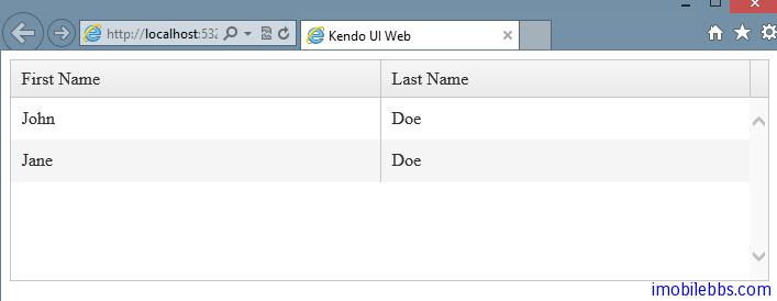 Kendo UI开发教程(4): UI Widgets 概述