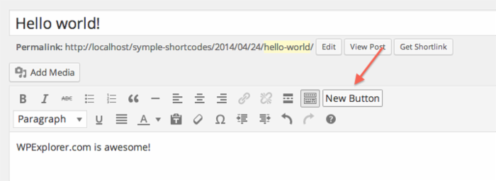 WordPress 教程：TinyMCE 4 增强 添加样式、按钮、字体、下拉菜单和弹出式窗口