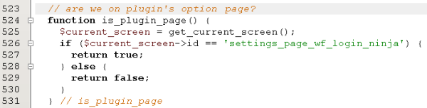 使用 get_current_screen 函数来选择性加载 JS 和 CSS