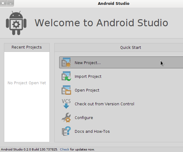 3.1android_studio_welcome