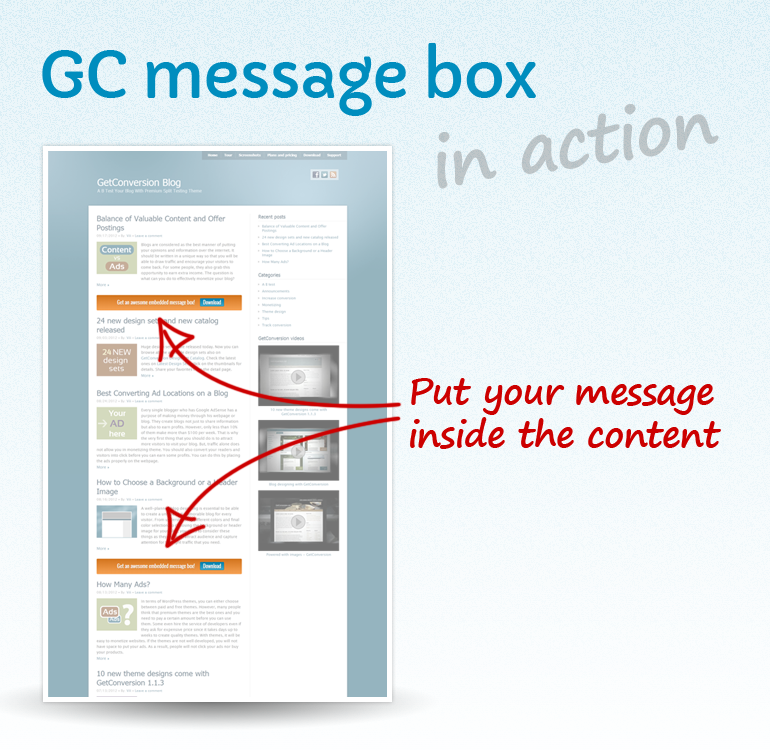 GC Message box