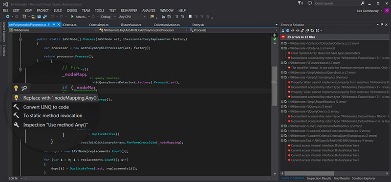 .NET开发工具 ReSharper