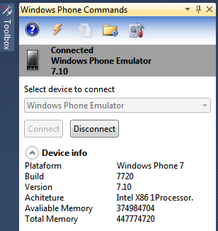 Windows Phone Commands