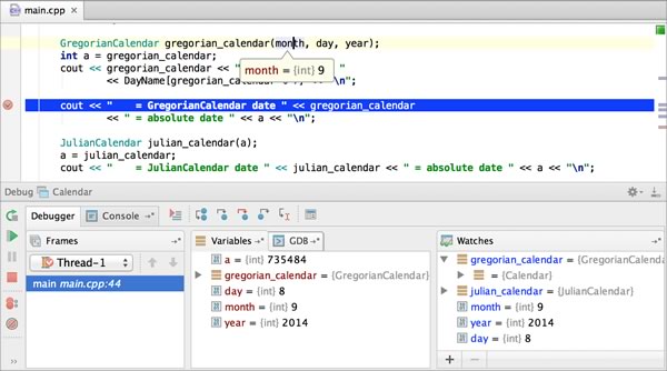 C/C++ 跨平台集成开发环境 CLion