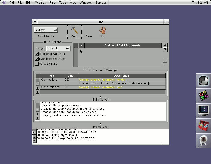 GNUstep集成开发环境 ProjectManager