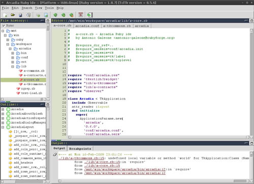 Ruby开发工具 Arcadia