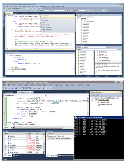 Visual Studio 的 Python 开发插件 PTVS