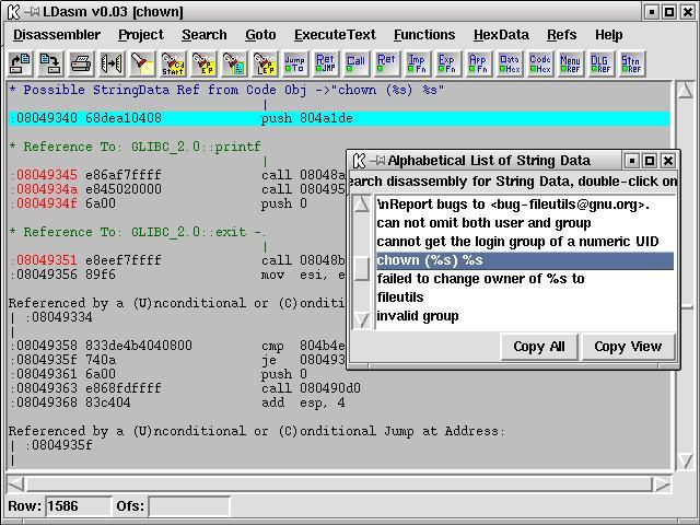 Linux 反汇编工具 LDasm
