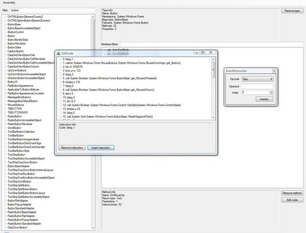 .NET 汇编和反汇编工具 NetDasm