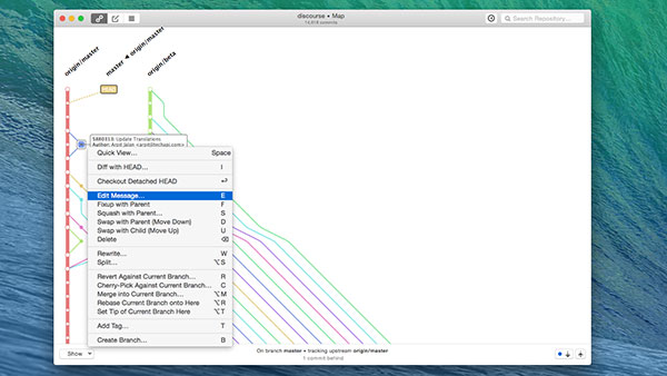 Mac 的 Git 客户端 GitUp