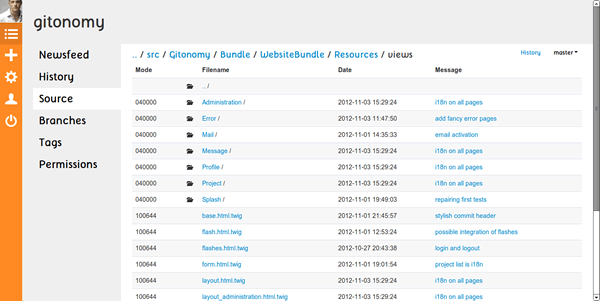 Git 仓库管理 Gitonomy