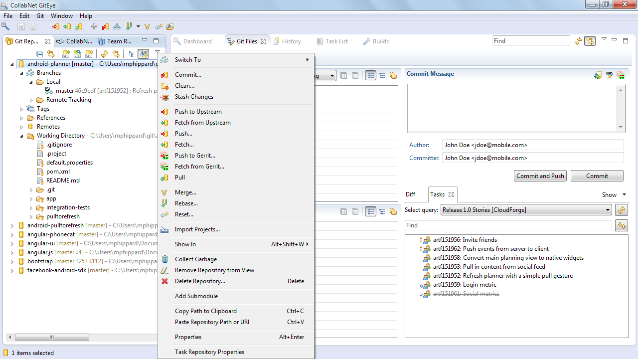 Git 图形化客户端 GitEye