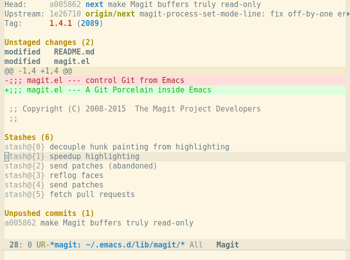 Emacs 的 Git 扩展 Magit