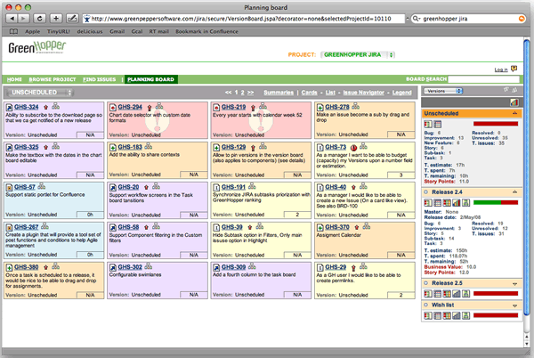 JIRA插件 GreenHopper