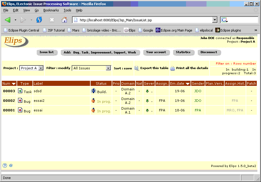 需求变更管理工具 ELIPS