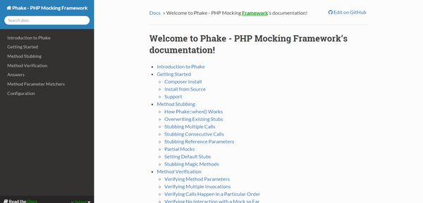 PHP 单元测试框架 Phake