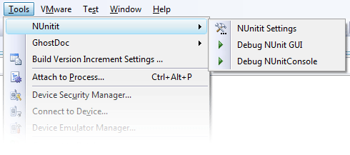 Visual Studio 单元测试扩展 NUnitit