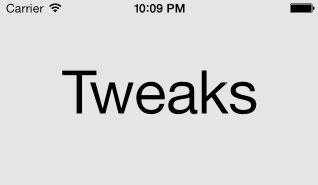 iOS 应用测试工具 Tweaks
