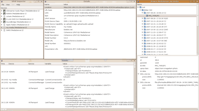 即插即用设备调试工具 UPnP-Inspector