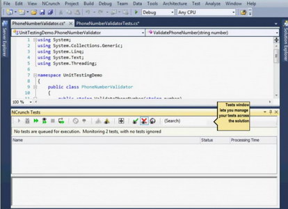 自动化并行连续测试工具 NCrunch