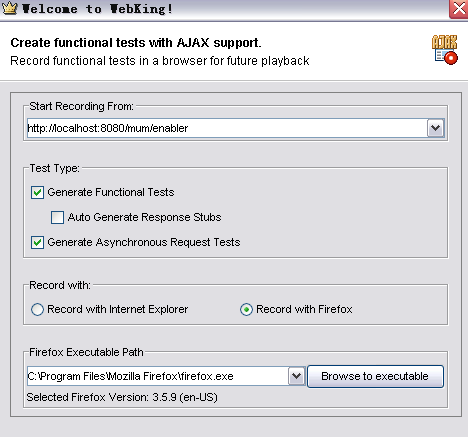 Web 自动化测试软件 WebKing