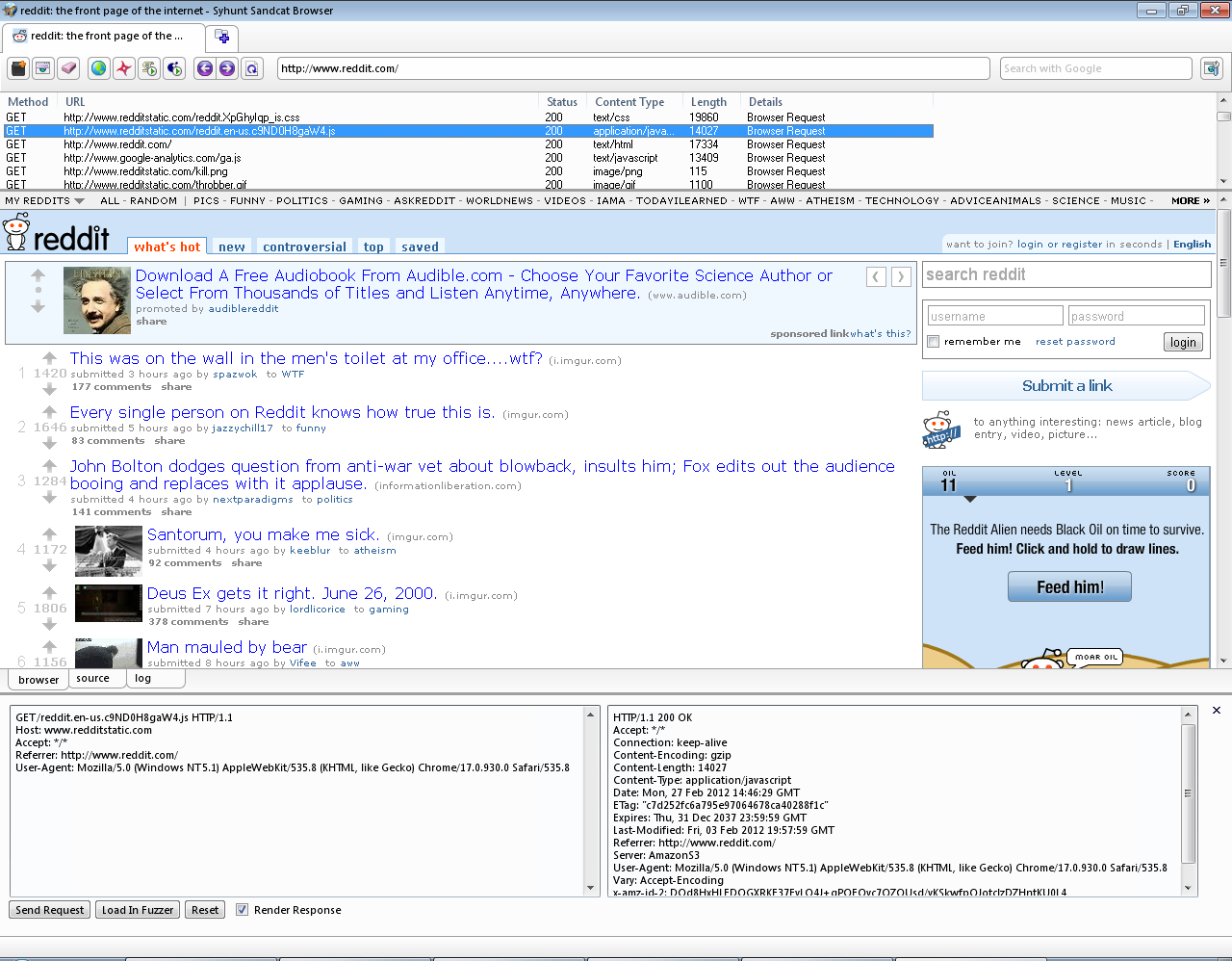 轻量级渗透测试平台 Sandcat Browser