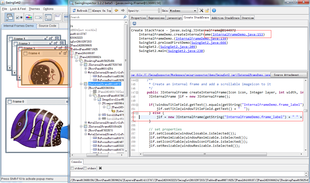 Swing/AWT界面分析和调试工具 SwingInspector