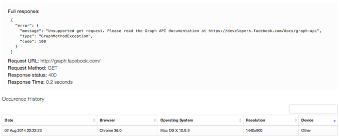 Tracking Details Page