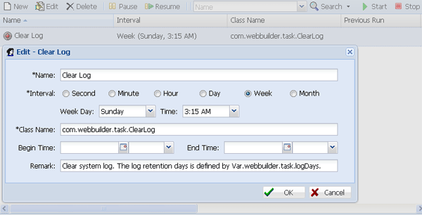 后台任务管理 后台任务管理