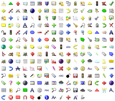 开源工具条图标 Toolbar Icons