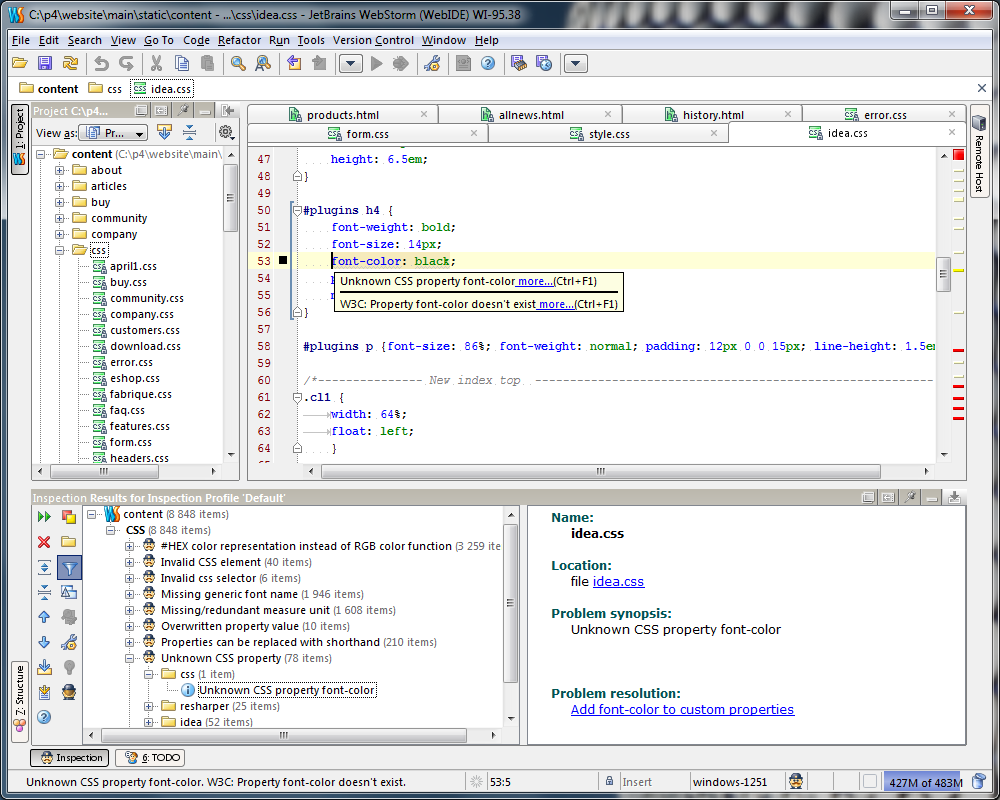 JavaScript编辑器 WebStorm