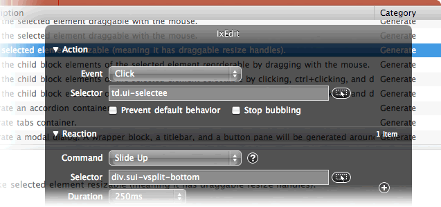 所见即所得的jQuery设计工具 IxEdit