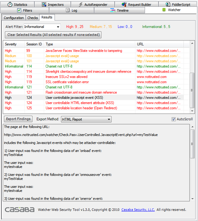 web应用程序分析工具 Watcher