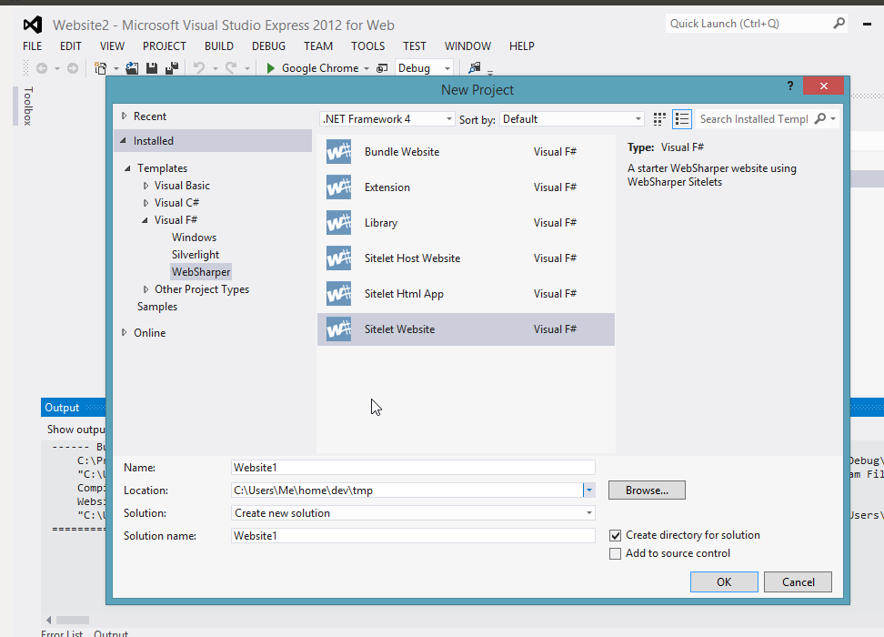 F#的Web开发框架 WebSharper