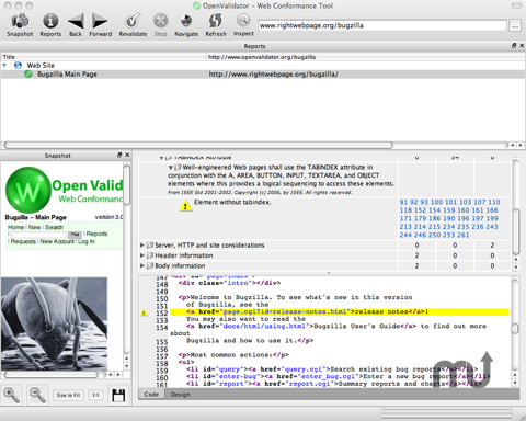 网页代码校验软件 Open Validator