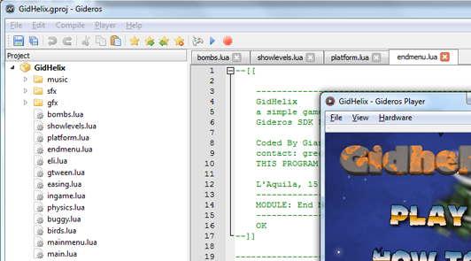 跨平台手机应用开发 Gideros