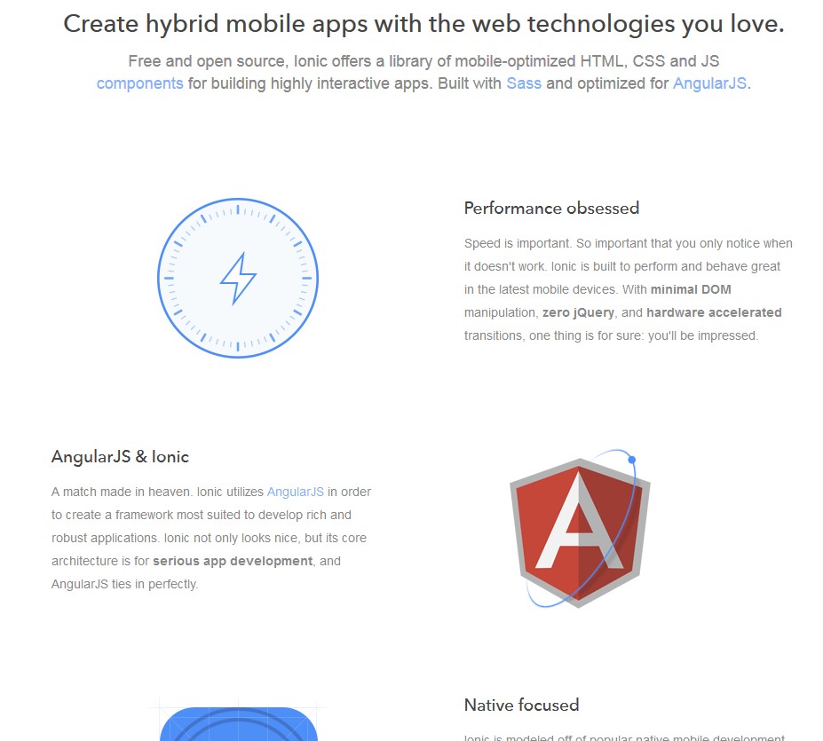 HTML5 移动应用框架 Ionic