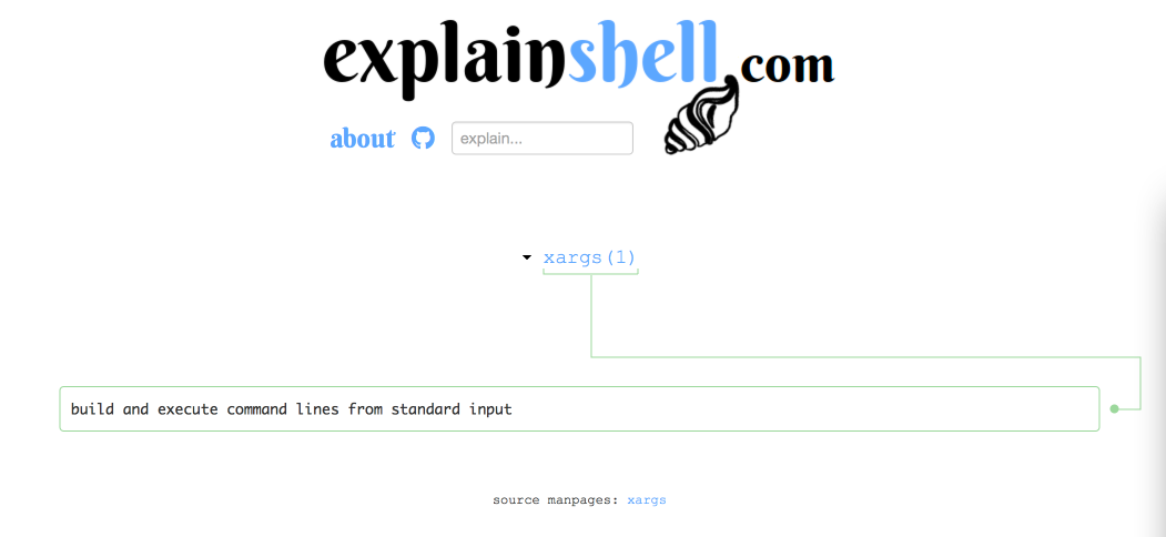 explainshell
