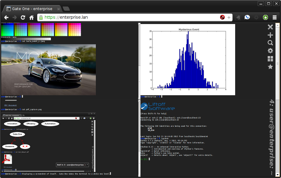 基于 HTML5 的 SSH 客户端 GateOne