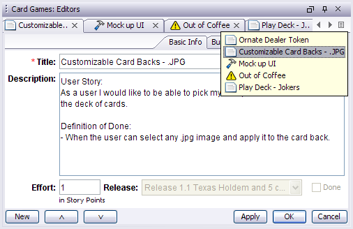 敏捷项目管理工具 ScrumWorks
