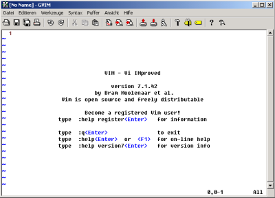 Windows版的VIM编辑器 GVim
