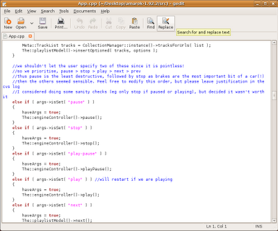 文本编辑器 Gedit