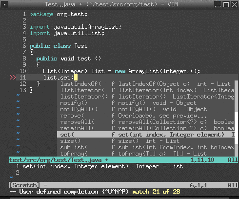 VIM编辑插件 Eclim