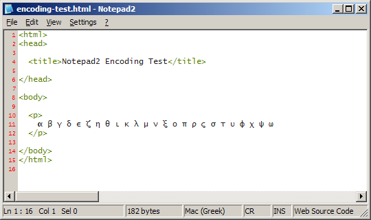 文本编辑器 Notepad2