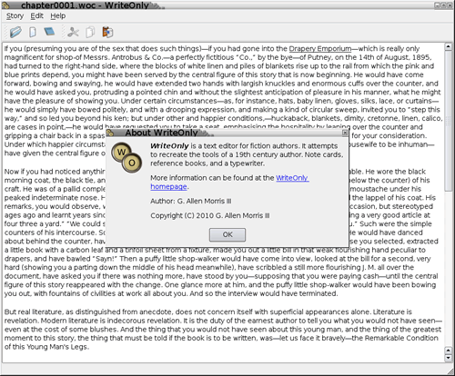 小说编辑器 WriteOnly