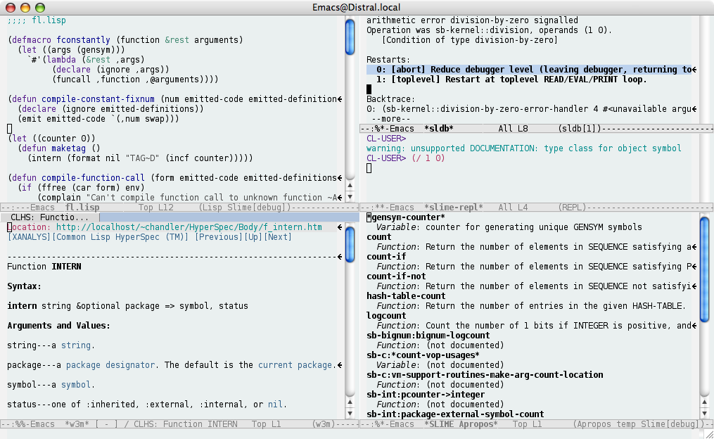 emacs的lisp开发插件 slime