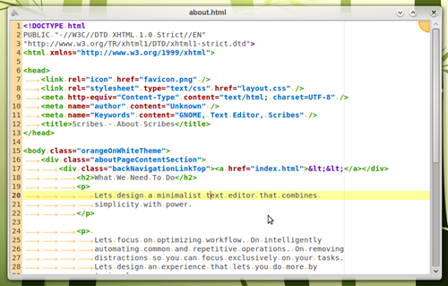 迷你文本编辑器 Scribes