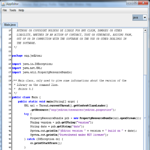 文本编辑器 jEditor